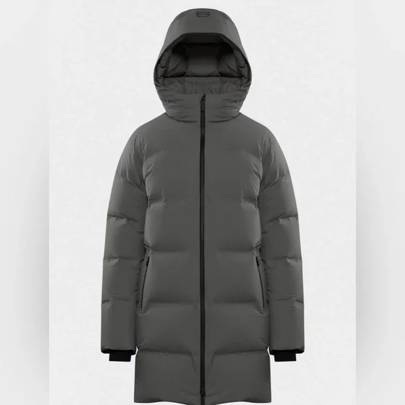 Aritzia TNA The Super Puff₂O™ Mid In Coal Grey - Picture 3 of 16